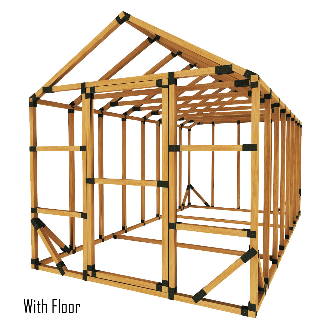 8X16 Standard Storage Shed Kit