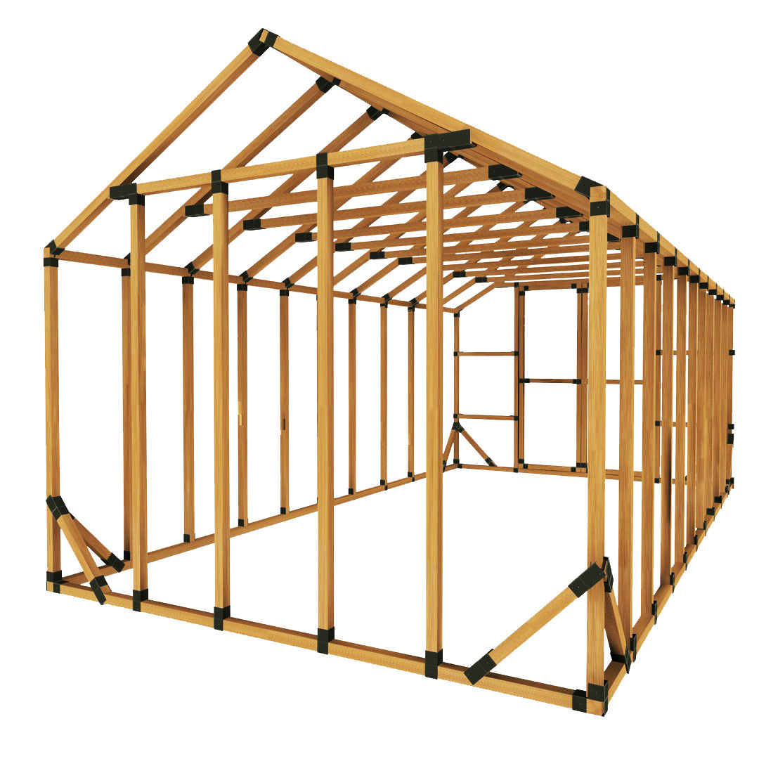 10X20 Standard Storage Shed Kit