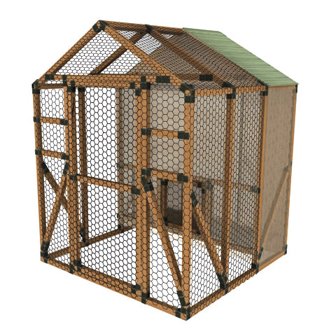 6X6 Chicken/Poultry Coop & Run Kit