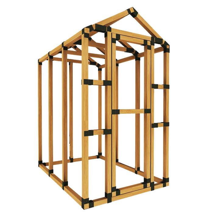 4X6 Basic Storage Shed Kit – Framing Made Easy