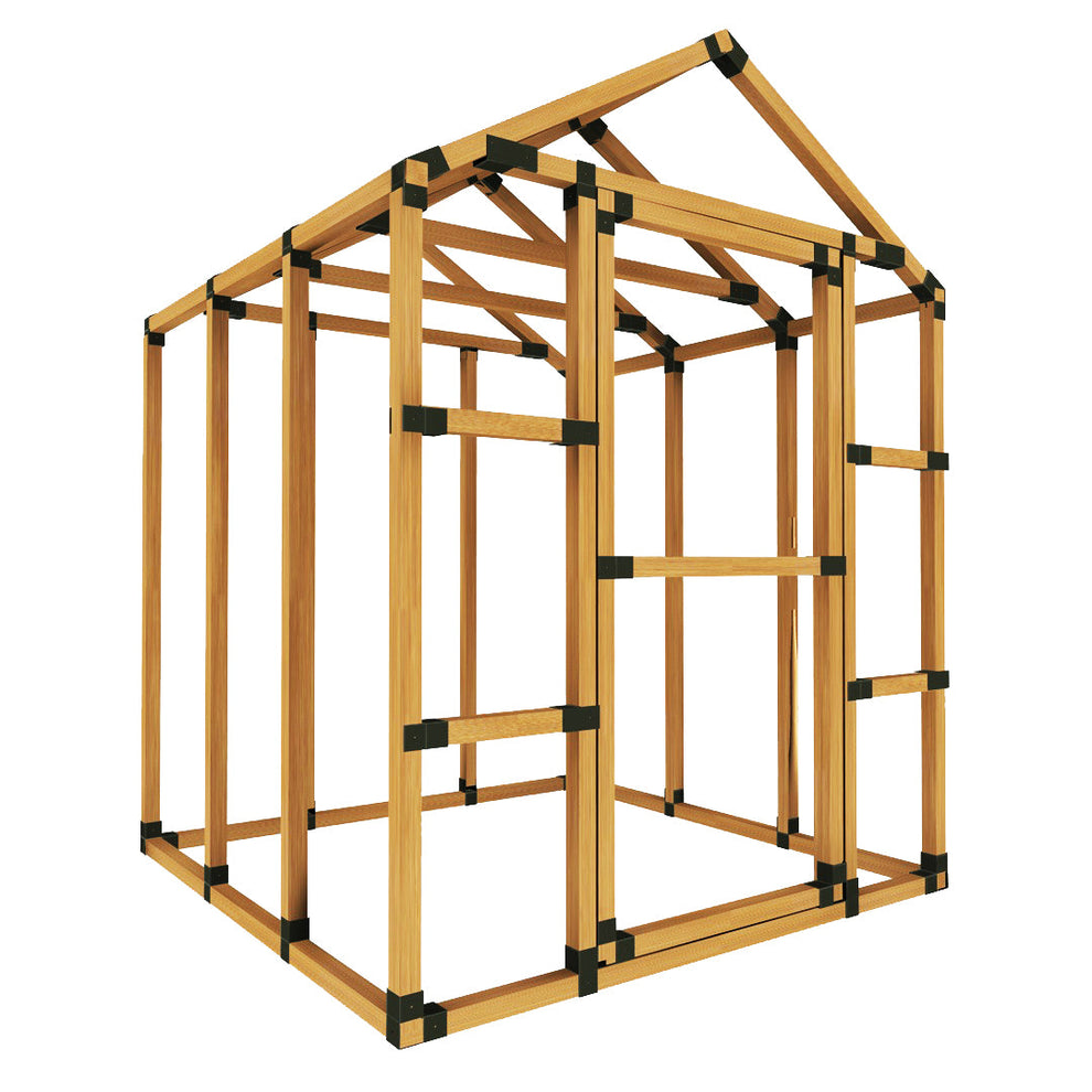 Shead Rundown 6X6 Basic Storage Shed Kit – Framing Made Easy