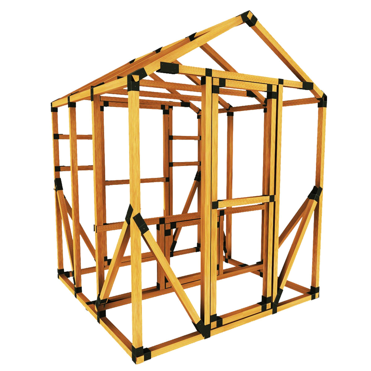 6X6 Chicken/Poultry Coop & Run Kit