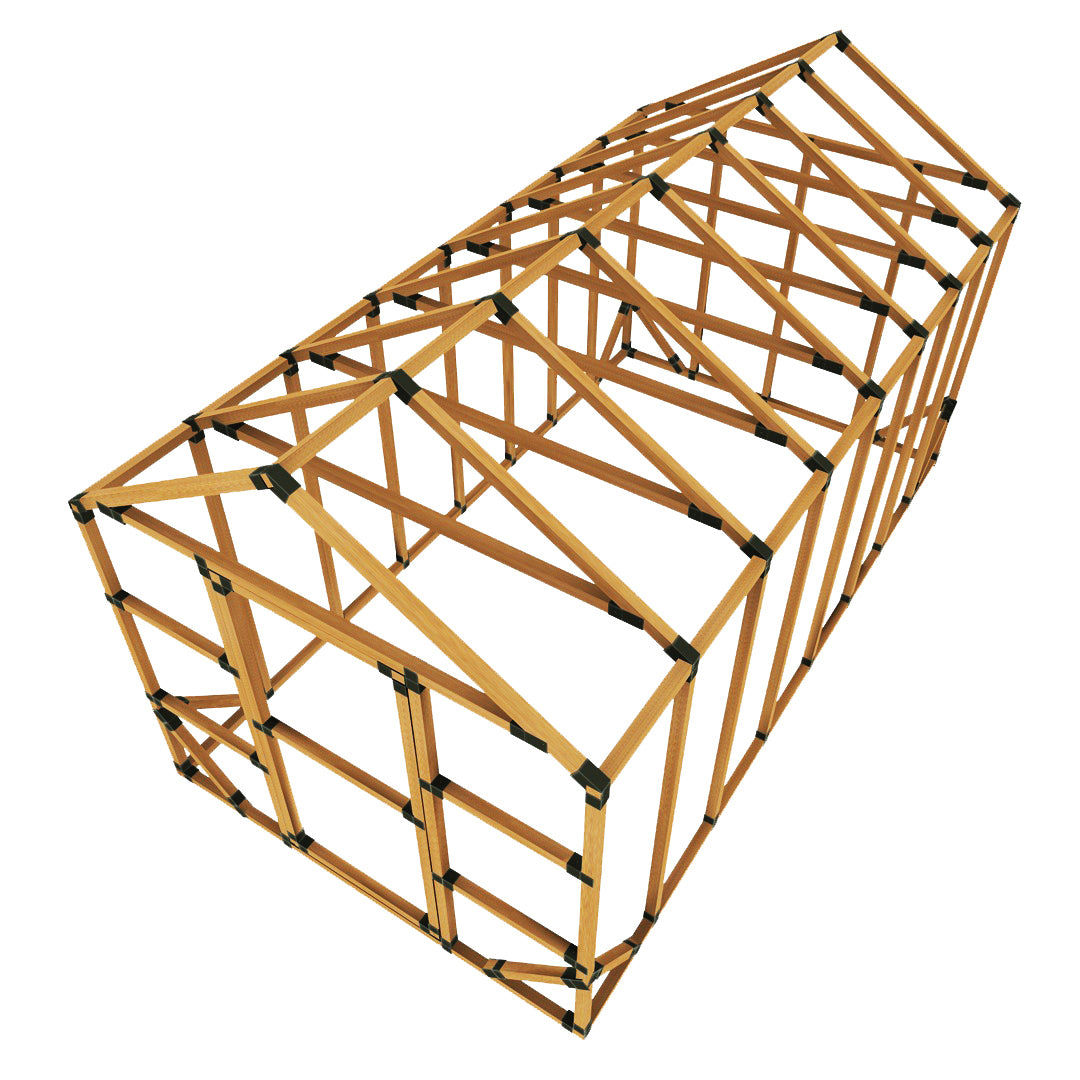 8X16 Standard Greenhouse Kit