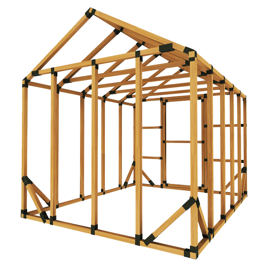 8X10 Standard Storage Shed Kit